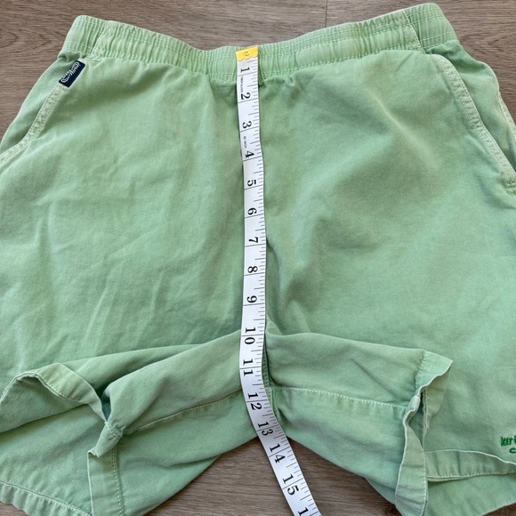 Crazy Shirts Hawaii Key Lime Dyed Shorts Mens Size Small Green Drawstring Cotton - Picture 7 of 9